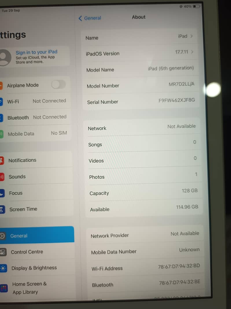 ipad generation 6th 2