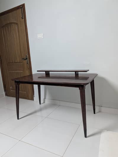 Modern Minimal Computer Desk + Monitor Riser