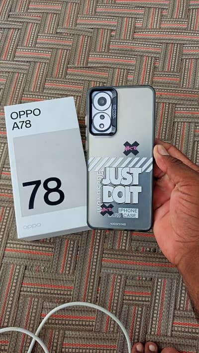 oppo A78 8GB 256 GB PTA approve