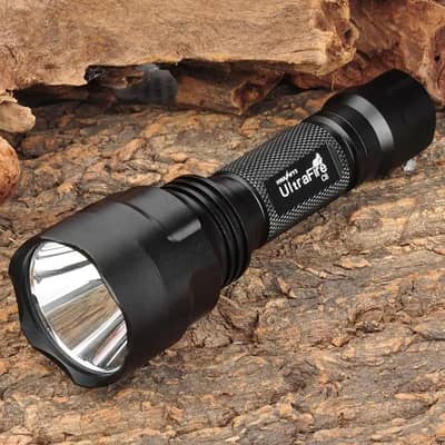 ultra bright c8 fkashlight black texture outdoor use