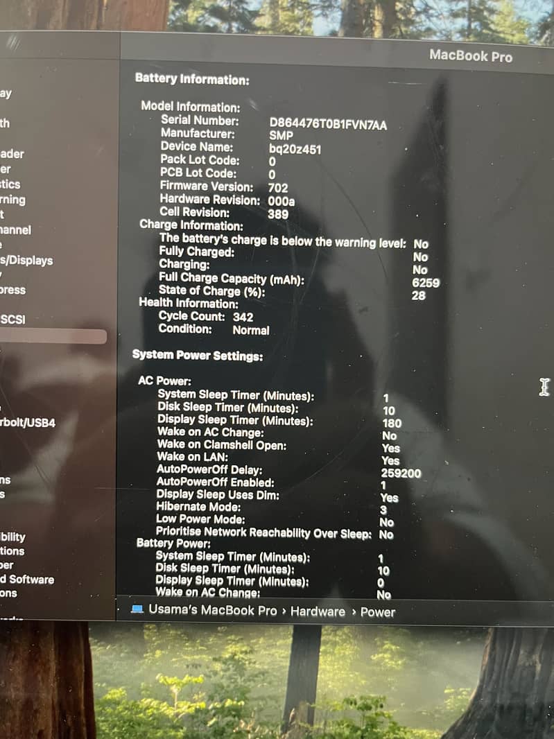 Macbook pro 2017 15" 8