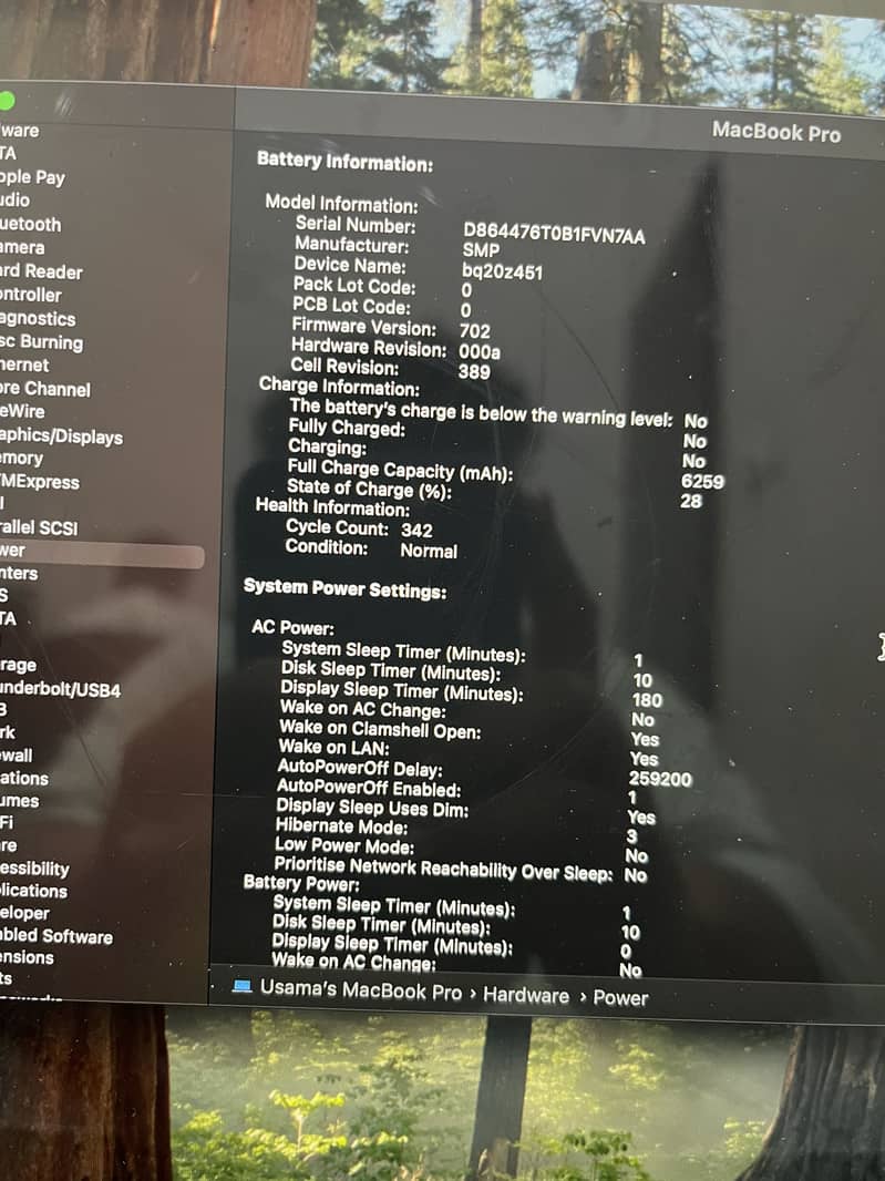 Macbook pro 2017 15" 10