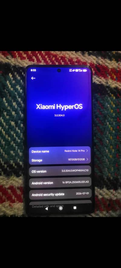 Xiaomi Redmi Note 14 Pro - 12/512GB PTA