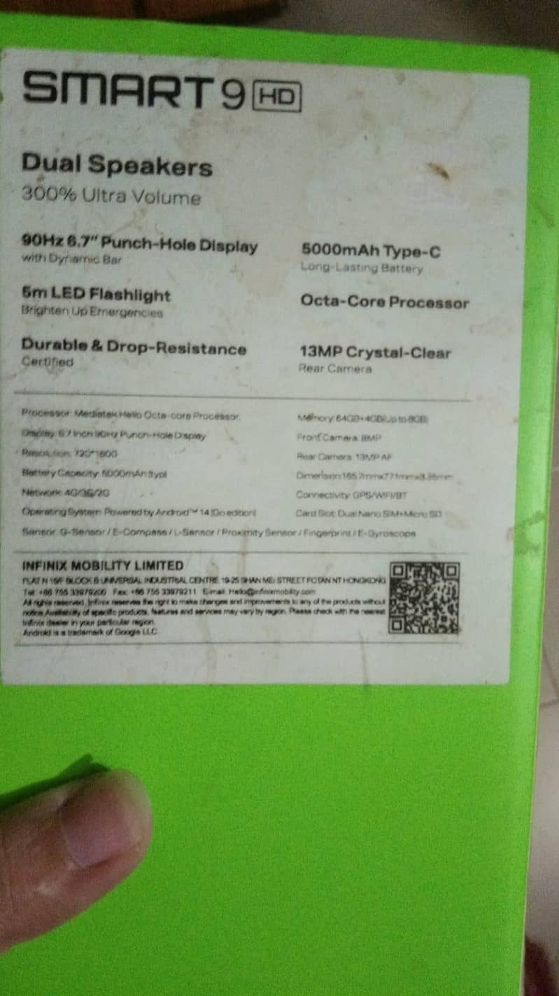 Infinix Smart 9 3