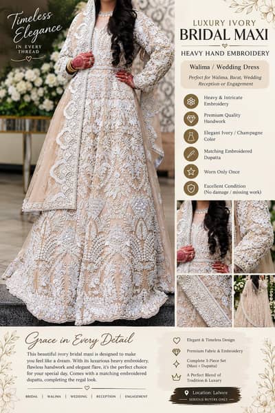 walima Bridal maxi