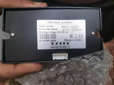 Thermal printer brand new ek piece 5000 ka h 4 piece hain