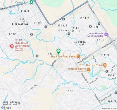 Cda Sector E-12/4(40*80) Plot For Sale.