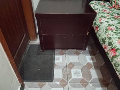 bed set side table dressing