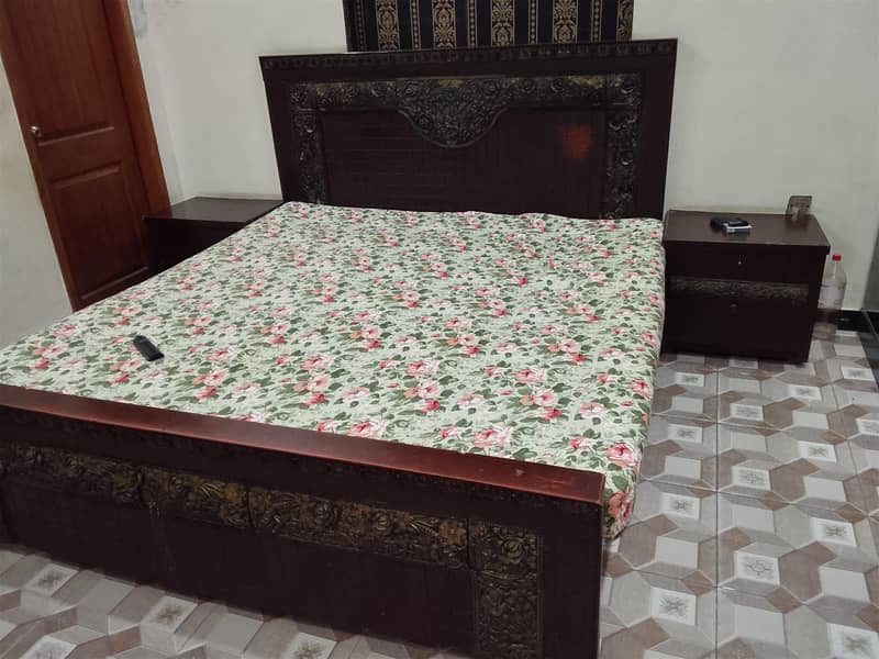 bed set side table dressing 2