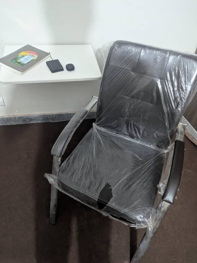 Study Chair + Work Table with Divider | Good Condition | 0