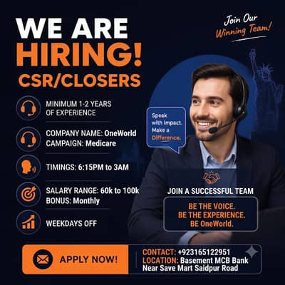 Call Center Job in Rawalpindi