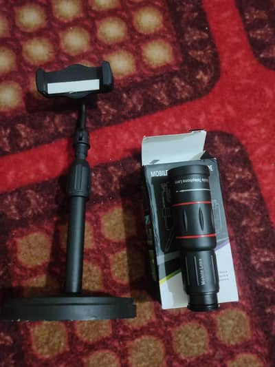 18x25mobile zoom lens with stand