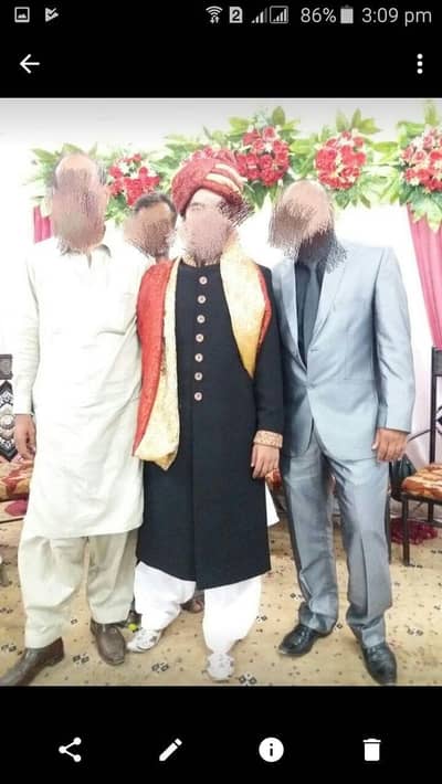 sherwani and pent coat