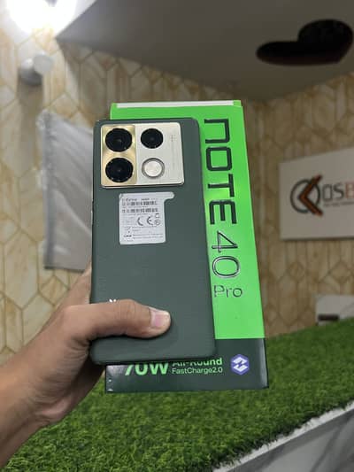 nfinix Note 40 Pro 12GB RAM 256GB Storage With Box & Charger