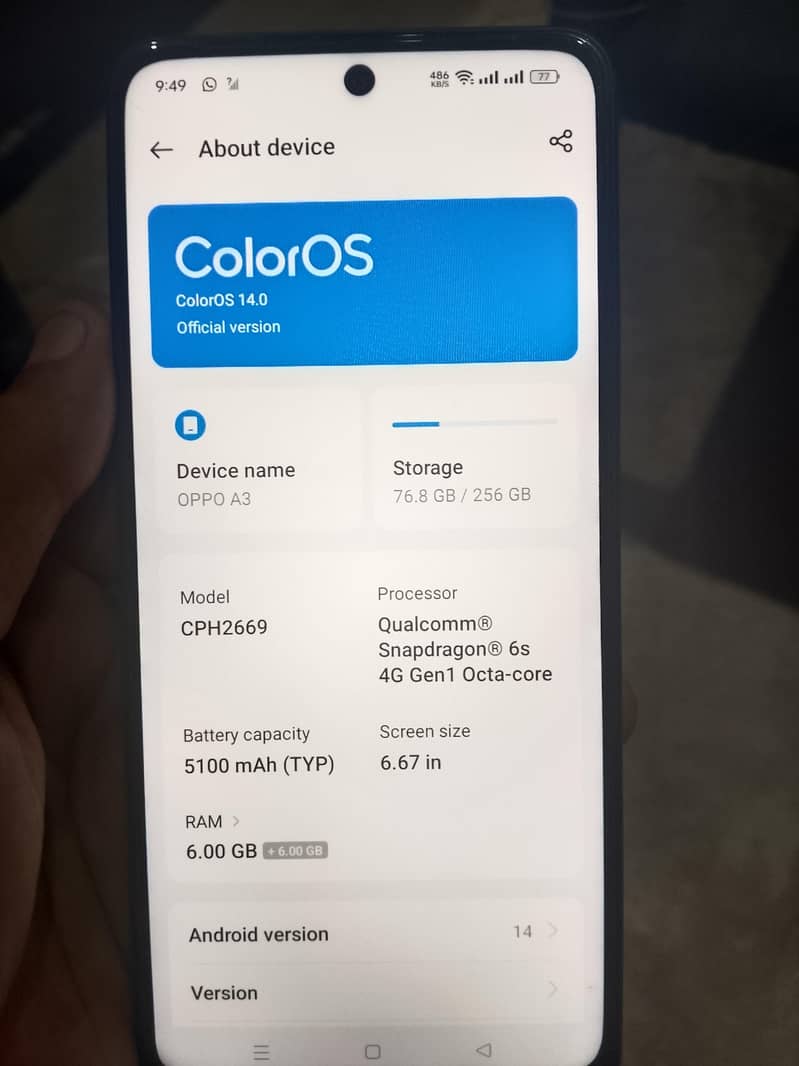 OPPO A3 2