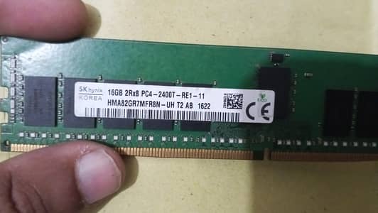 SK HYNIX 16GB DDR4 2400T  RAM FOR Server / Workstation.