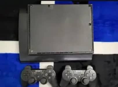 PS3 Super Slim Jailbreak 320GB Console + 2 Controllers & Cables