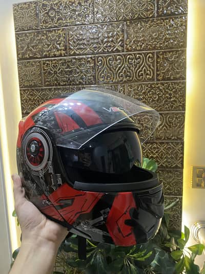 Vector VT-242 Helmet in Red Colour | Brand New Condition
