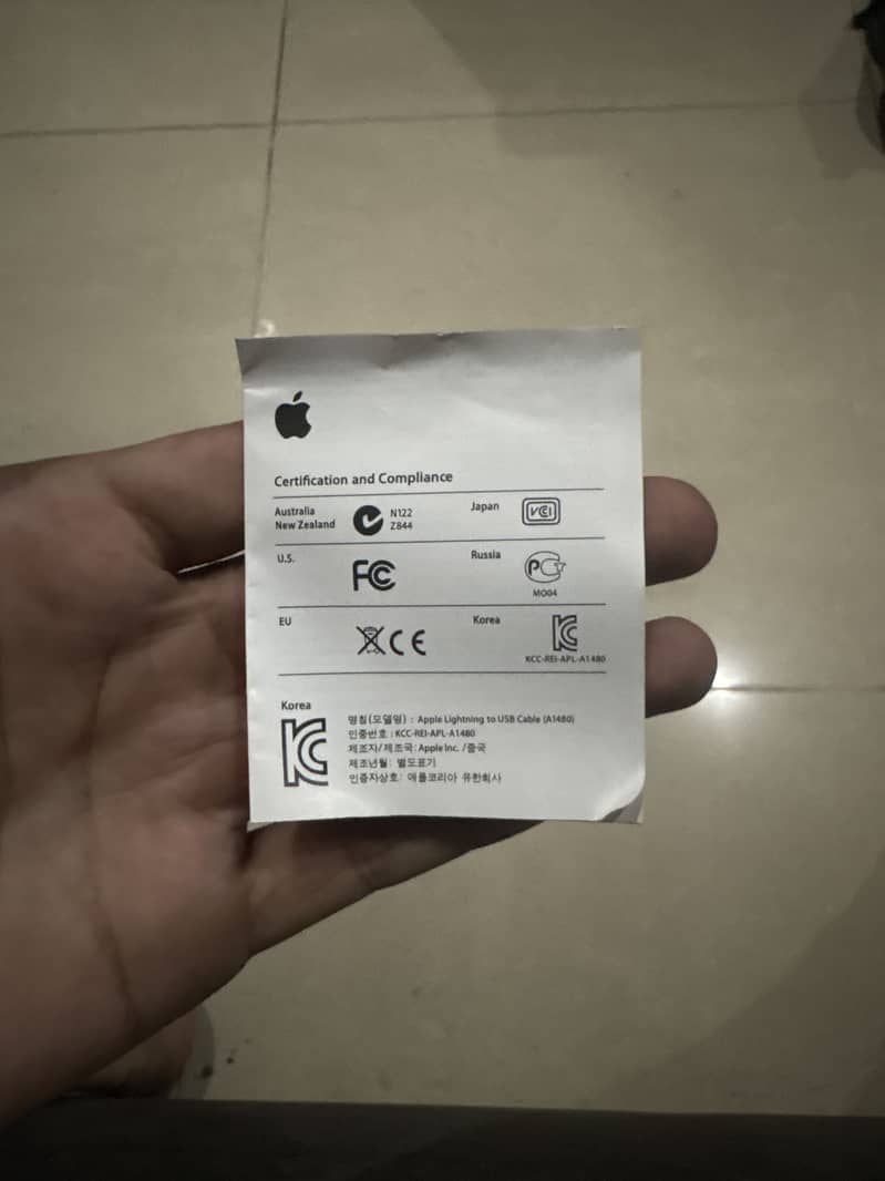 original charging cable 1