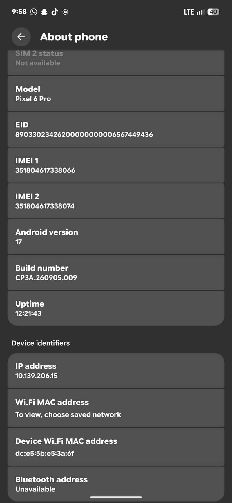Google Pixel 6 Pro 2