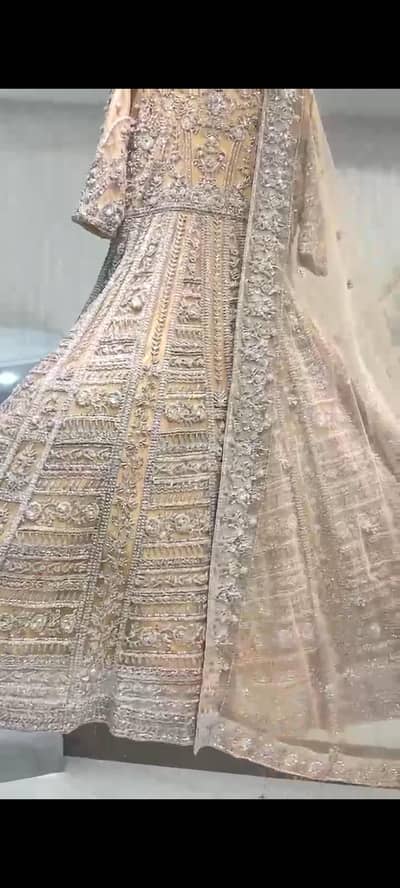 Designer Maxi With Handmade Work