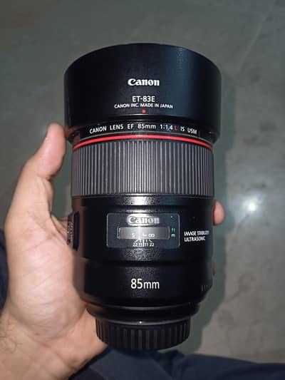 cannon 85mm 1.4 USM