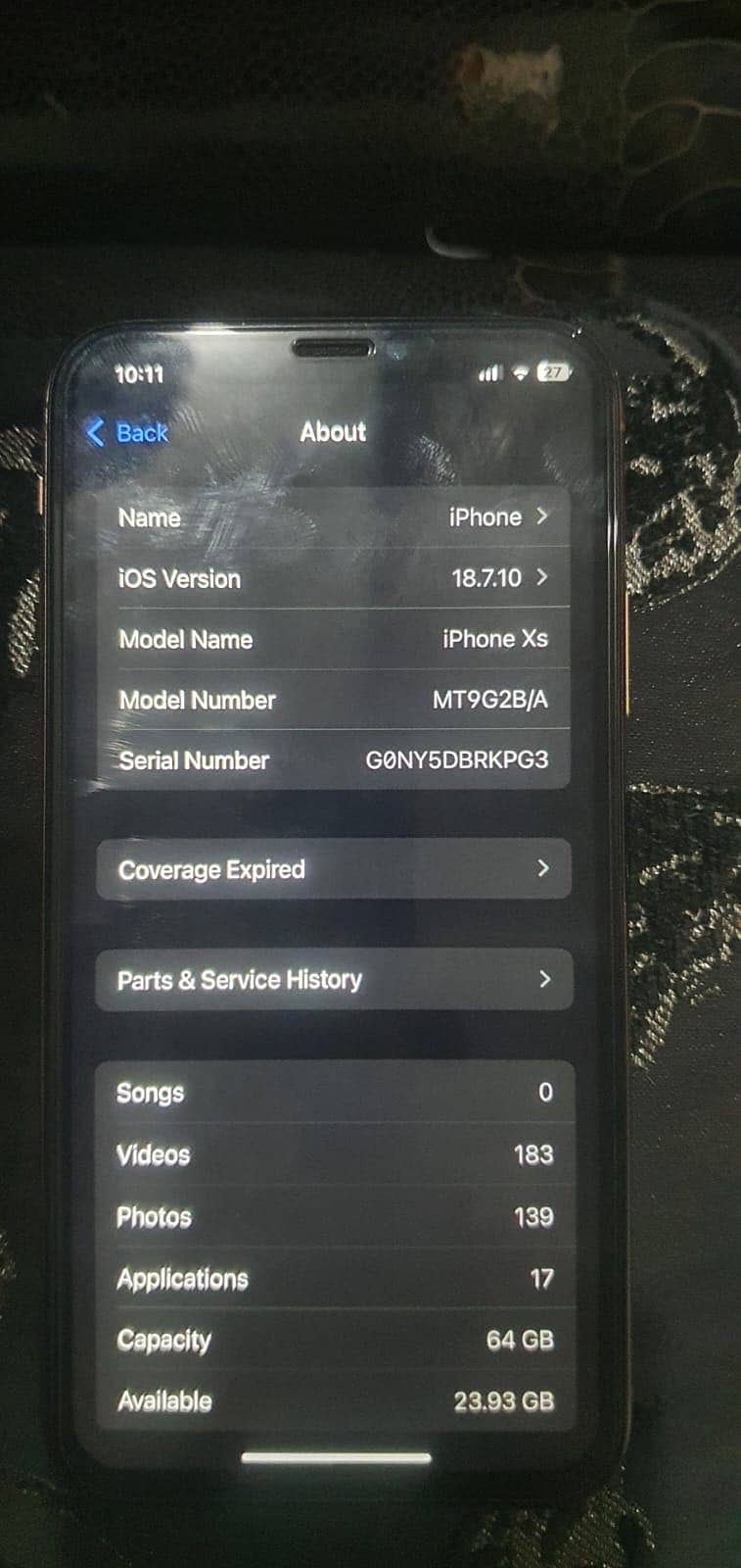 Apple iPhone XS 3