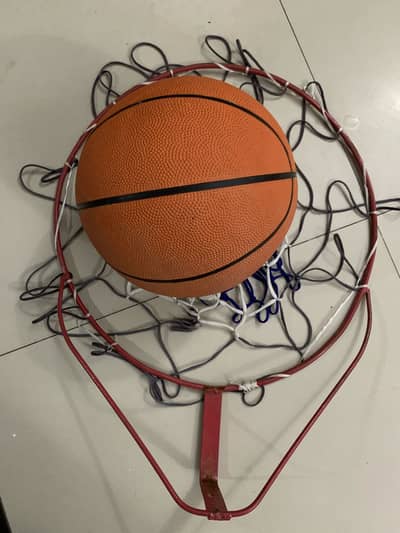 Basket ball and net