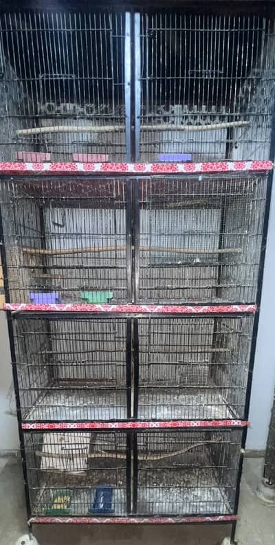 4 box cage