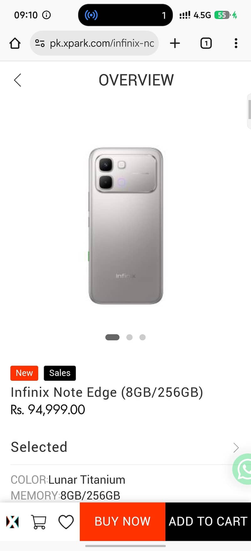 Infinix Note Edge 2