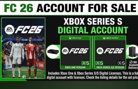 FC 26 Xbox series s/x and Xbox One