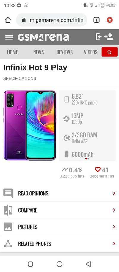 Infinix Hot 9 Play