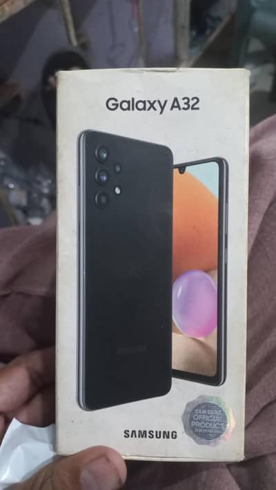Samsung Mobile A32 with box dual official pta proved sims