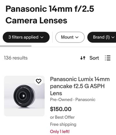 Panasonic Lumix G 14mm