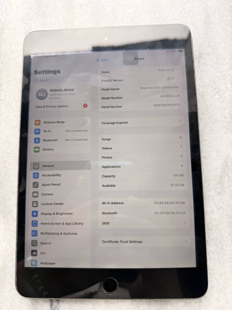 Ipad mini 5 (64) gp 3