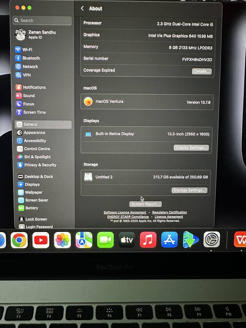 Macbook pro 2017 3