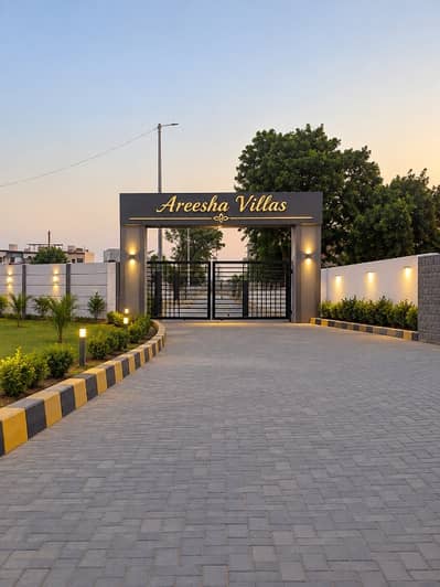 Areesha villas 120 240 & 400 SQ yd commercial SB FL available scheme 33