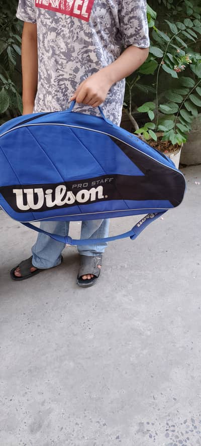 Yonex & Wilson Badminton kit Bags|Multiple Compartments|Good condition