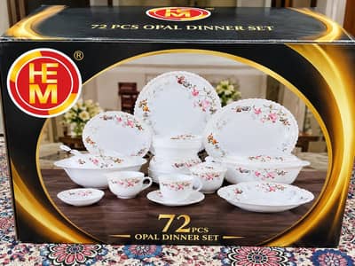 72 Pcs Opal (patri) Dinner Set