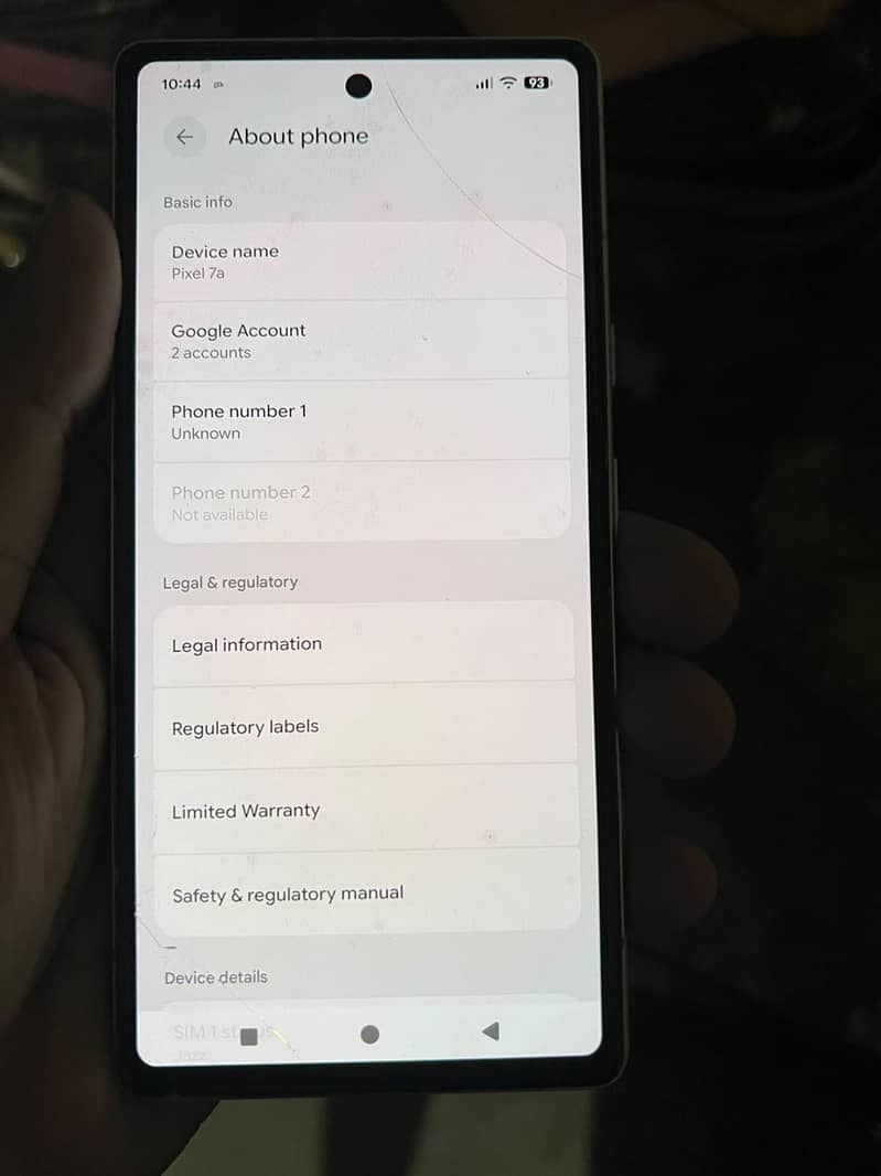 Google Pixel 7a 3