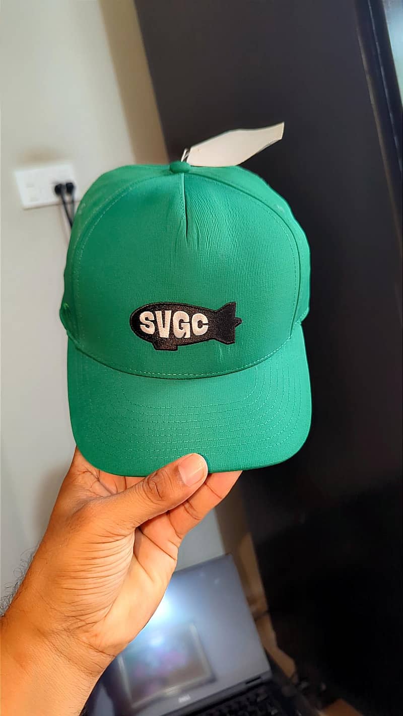 Branded caps 7