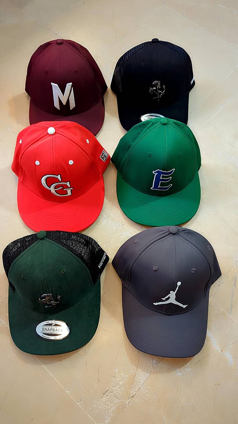 Branded caps 12