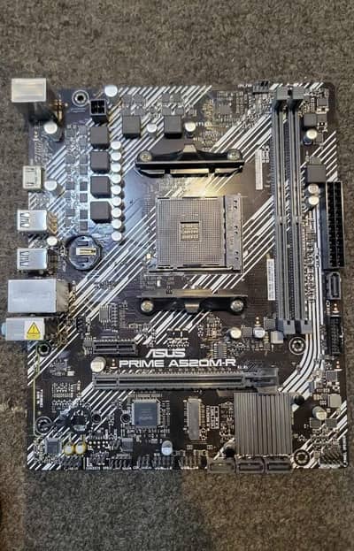 ASUS PRIME A520M-R Motherboard With Box - AM4 - 10/10 Condition