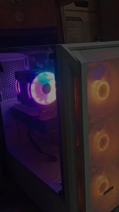 GAMING PC PREMIUM SETUP WHITE COLOR for sale