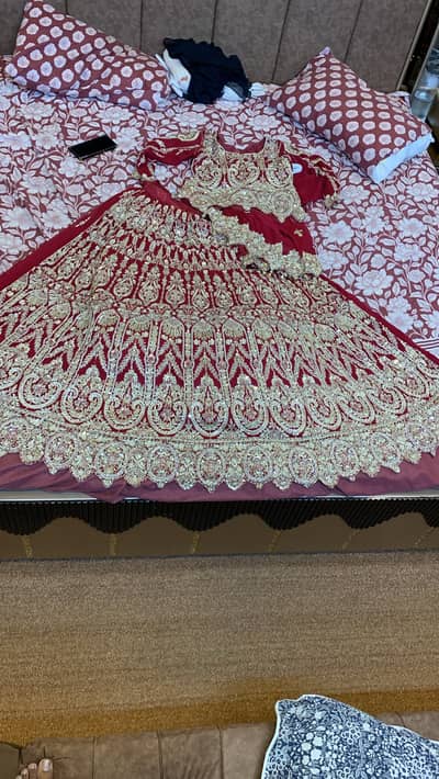 One time used on barat lehnga for sale
