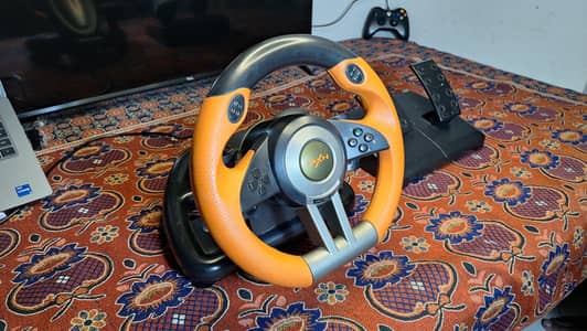 PXN V3 Pro Racing Steering Wheel + Pedals | Excellent workong