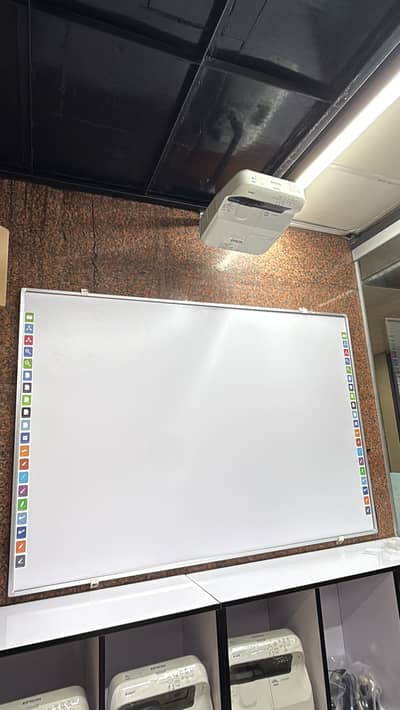 Smart board with projector