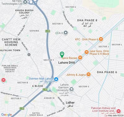 Premium 2 Kanal 5.5 Marla Corner Plot for Sale in DHA Phase 8 X-Block Opposite Main Green Belt