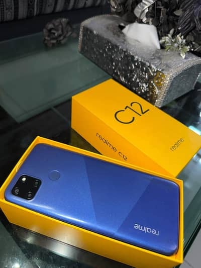 Realme C12. . 3/32  with box all ok