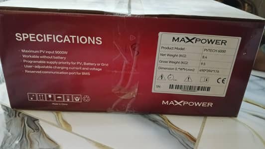 Max Power inverter